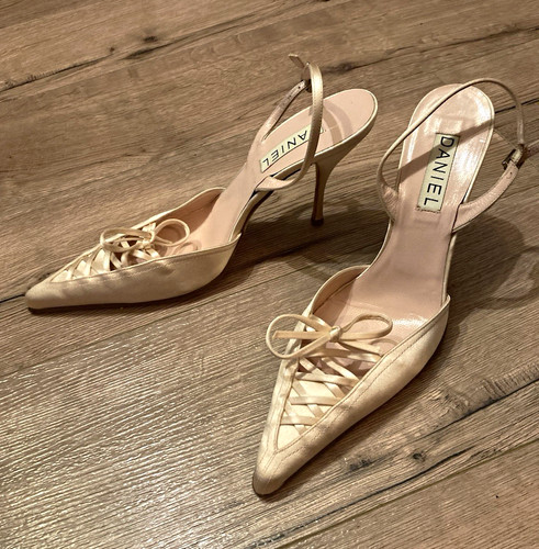 Daniel damen pumps - beige, seide