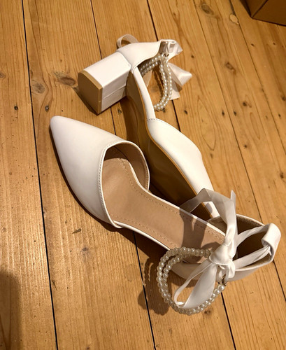 Brautschuhe weiß pumps - brautschuhe,
