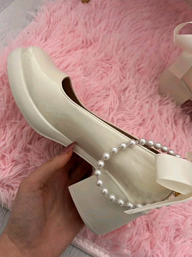 Mary jane pumps - pumps, weiß