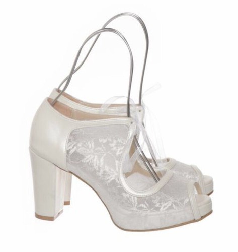 Brautschuhe pumps vintage - brautschuhe,