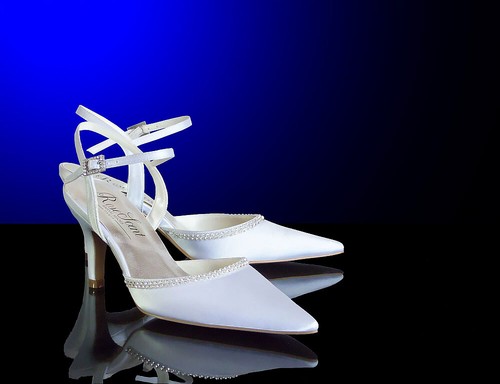 Hbh brautschuhe aus satin mit - brautschuhe, satin,mit