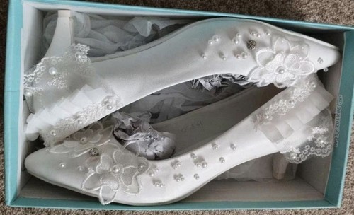 Neu brautschuhe pumps - brautschuhe,
