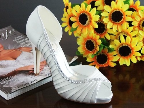 Hbh brautschuhe aus satin - hbh, satin,mit